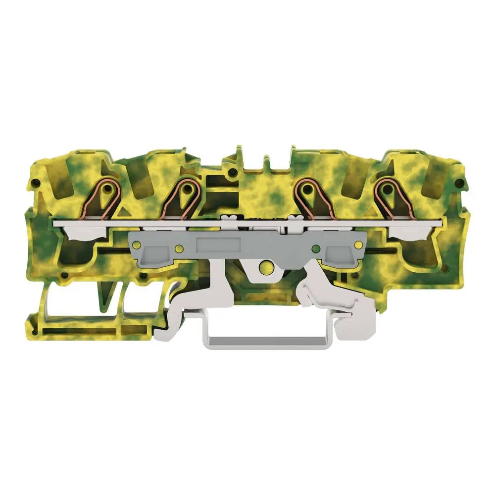 B-Ware Wago Schutzleiterklemme Erdungsklemme 2006 1407 Grün Gelb 6 Mm² Klemmen 25 Stück - 4066966595642