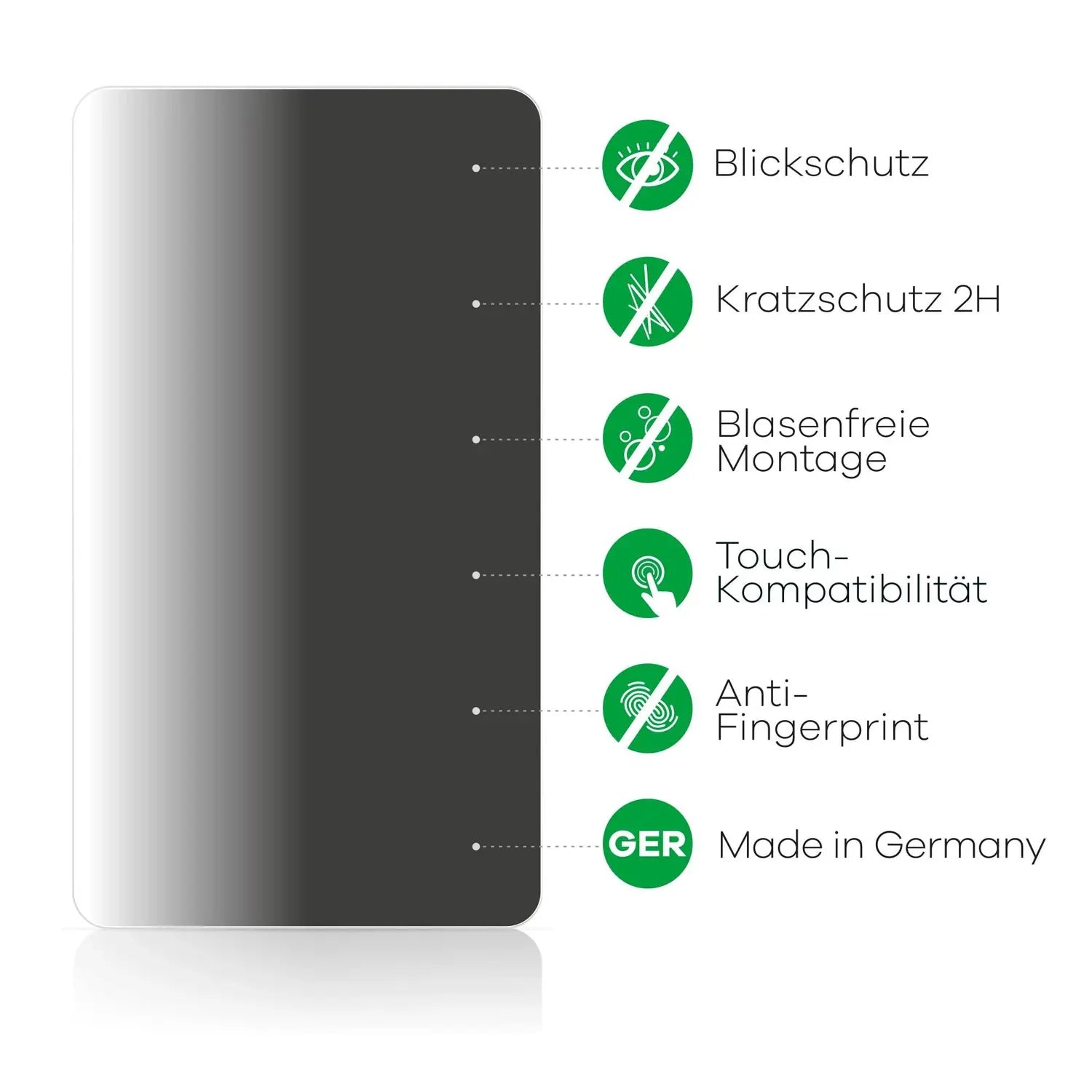 B-Ware Upscreen Displayschutzfolie Sichtschutzfolie Apple I Pad A16 11 Wi Fi 2025 2 Stück - 4068489735970