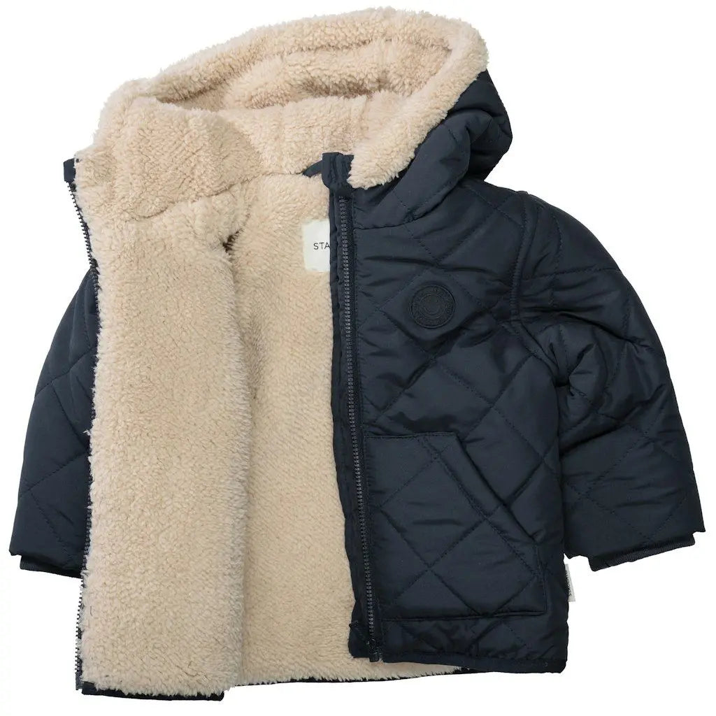 Jacke Mantel Staccato Kinderjacke Babyjacke Night Blue Größe 86 PES - 4069492458429