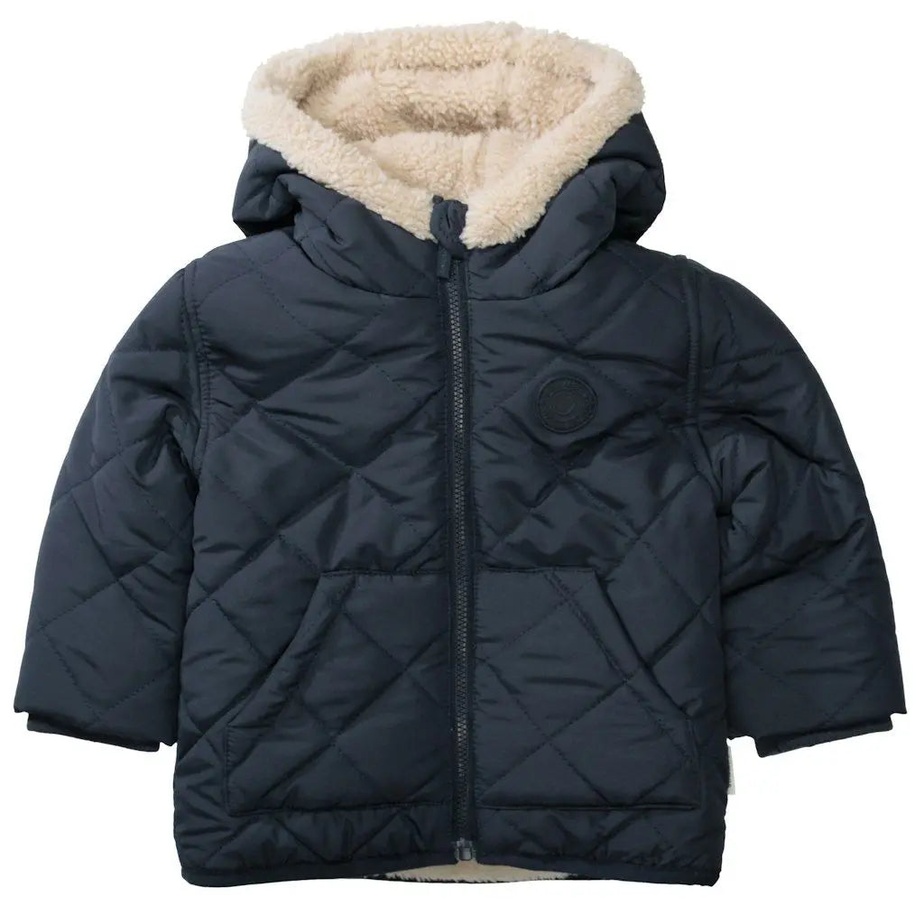 Jacke Mantel Staccato Kinderjacke Babyjacke Night Blue Größe 86 PES - 4069492458429
