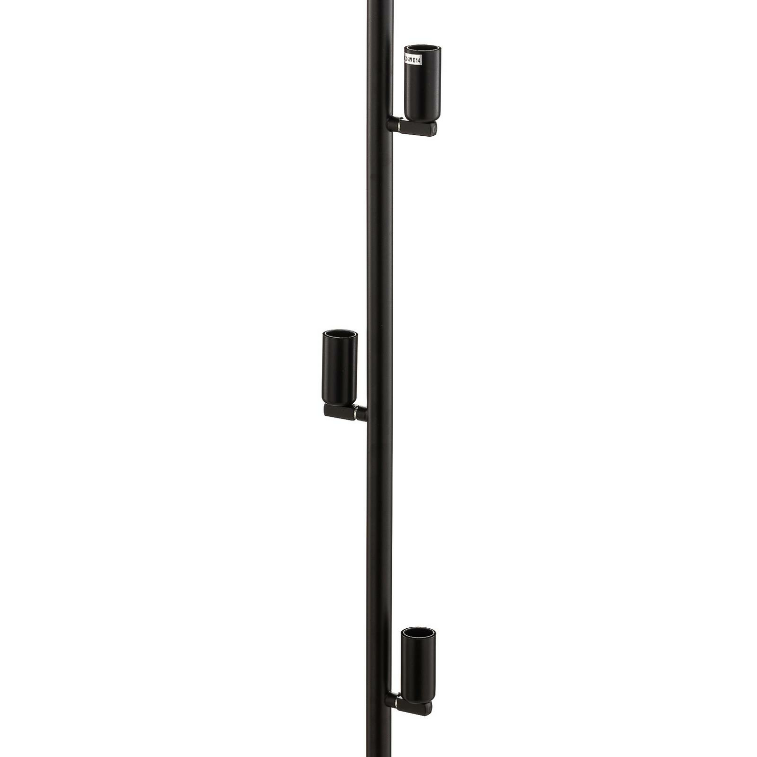 Euluna Stehlampe Foresta Stehleuchte Lampe Leuchte 153cm E14 schwarz DEFEKTWARE