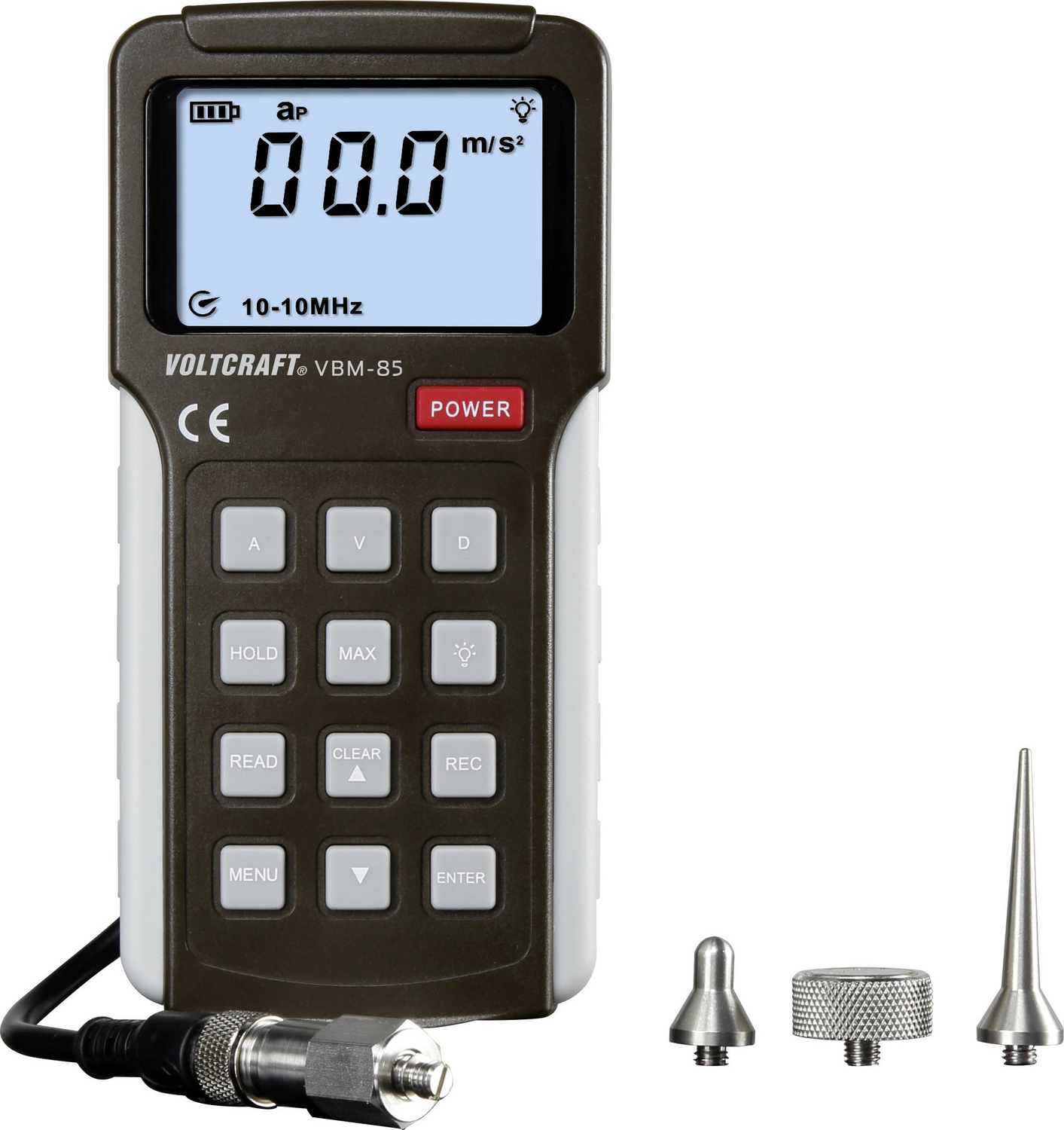 B-Ware Voltcraft Vbm 85 Schwingungsmesser Messgerät Messelektronik Schwingungs Messer
