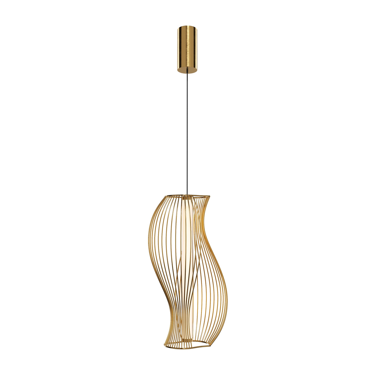 Maytoni Luminosa Shadows Of The Past Modern Wire Frame Pendant Ceiling Light - 4099776150732
