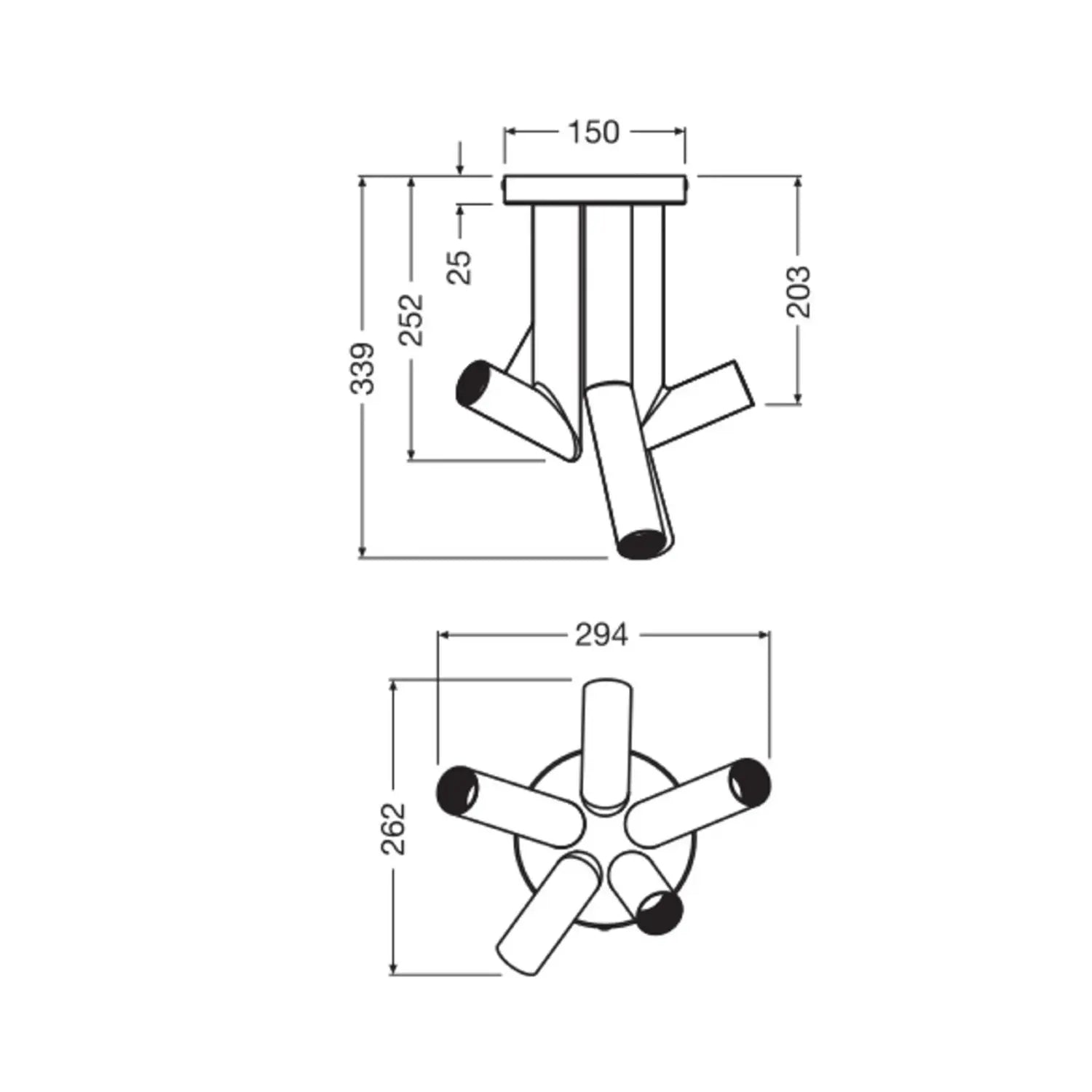 B-Ware Osram Deckenleuchte Deckenlampe Decor Straw Bunt Stahl Wohnzimmer Esszimmer E27 - 4099854454660