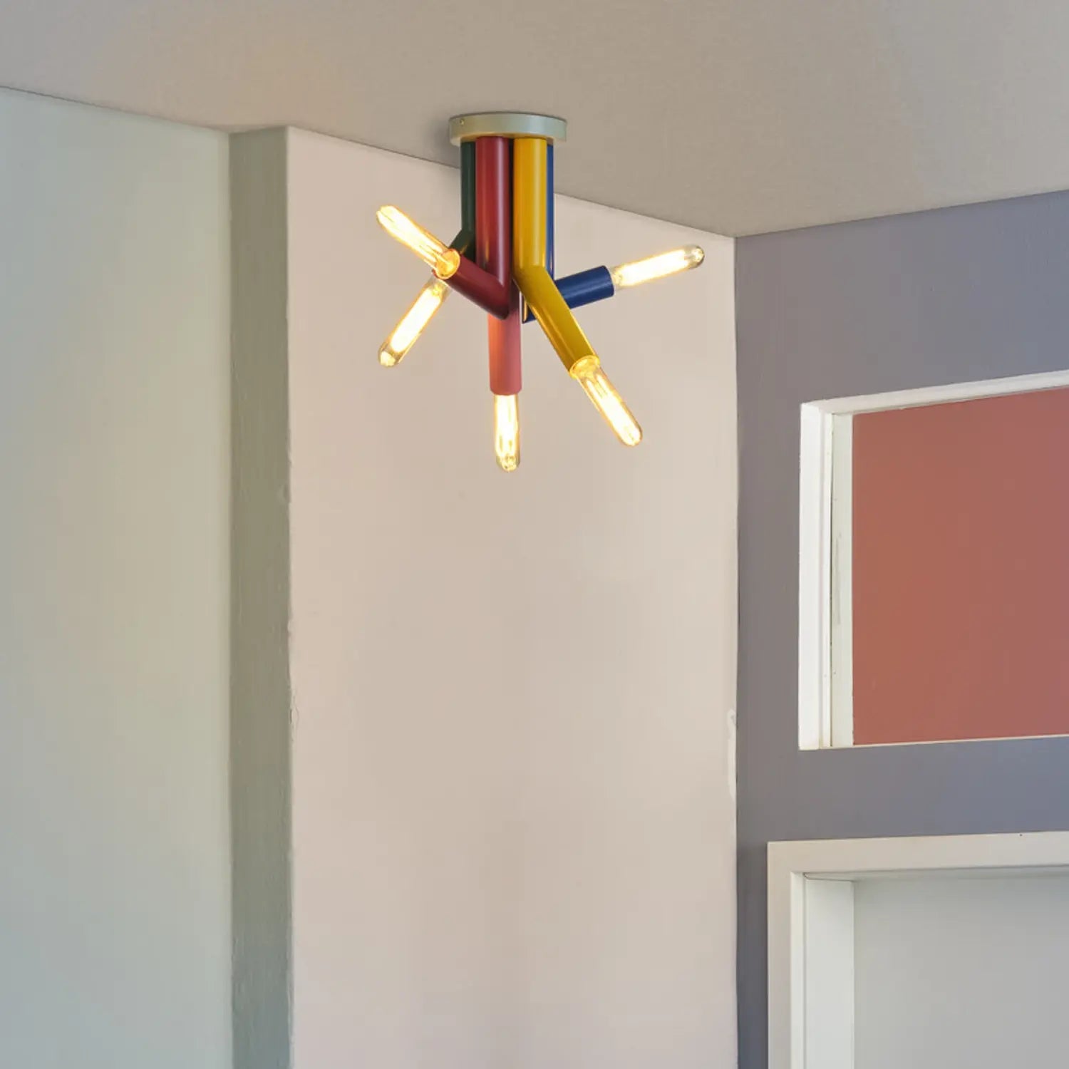 B-Ware Osram Deckenleuchte Deckenlampe Decor Straw Bunt Stahl Wohnzimmer Esszimmer E27 - 4099854454660