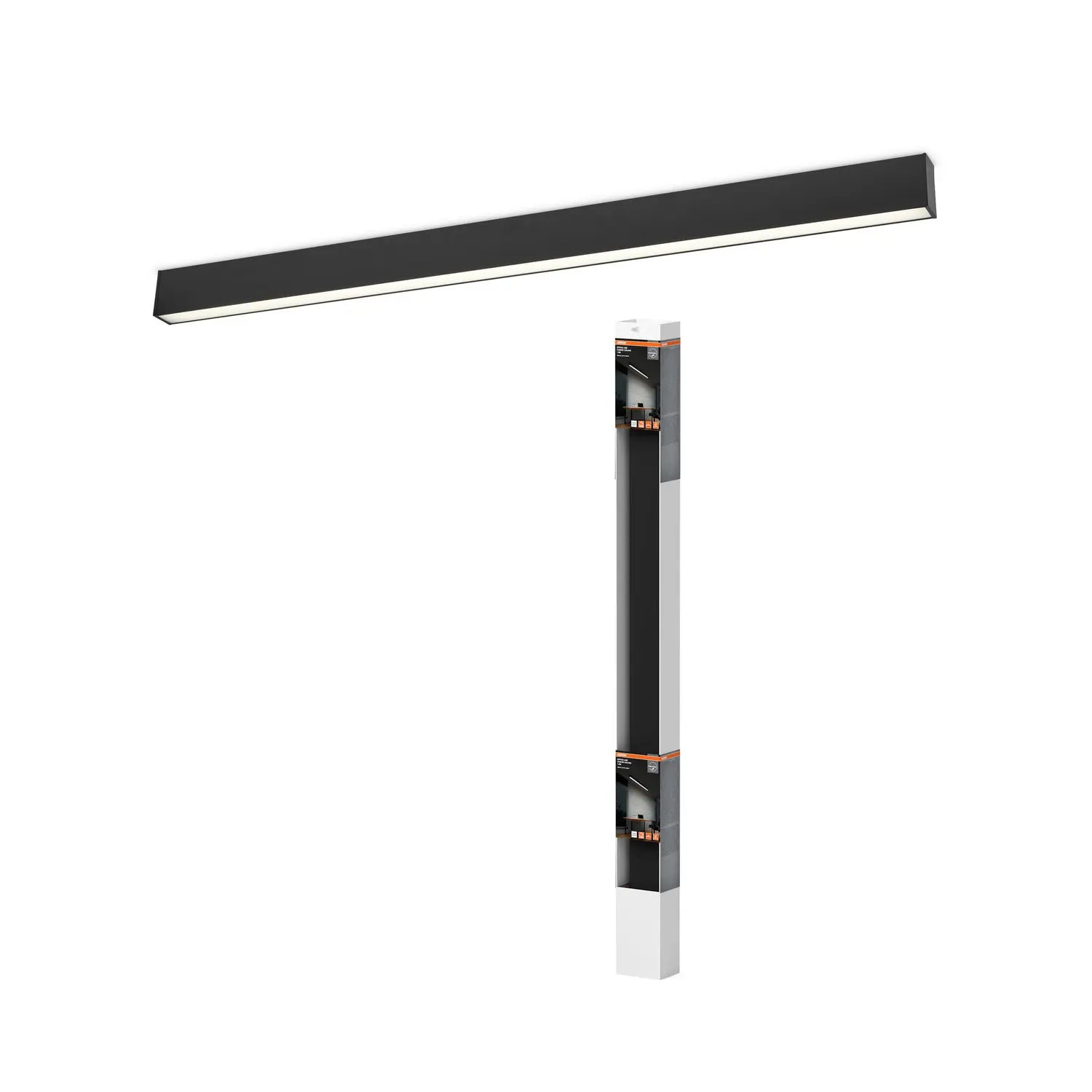 B-Ware Osram Deckenleuchte Deckenlampe Led Office Line Cuboid Dim Schwarz Neutralweiss