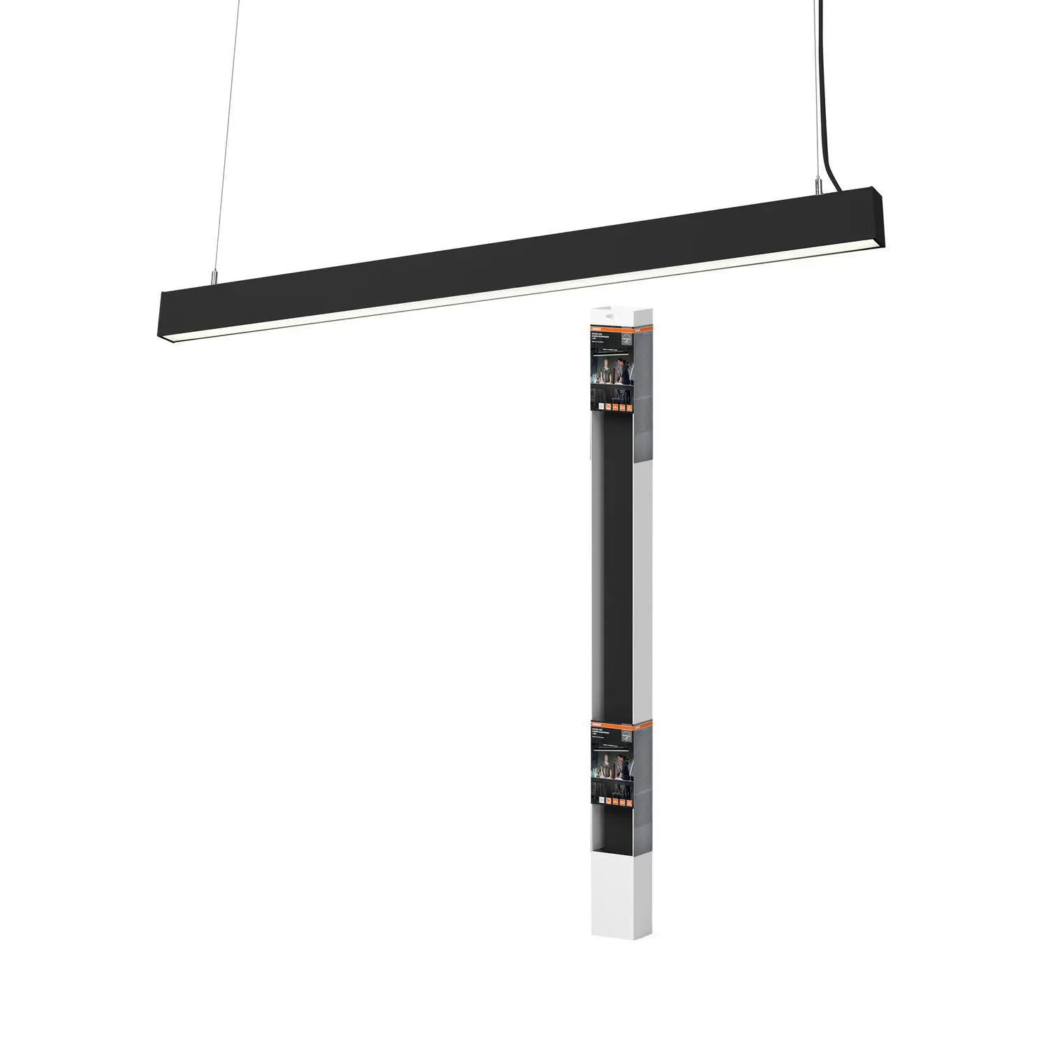 B-Ware Osram Pendelleuchte Hängeleuchte Led Office Line Schwarz Dimmbar Siehe Text/Foto - 4099854464812
