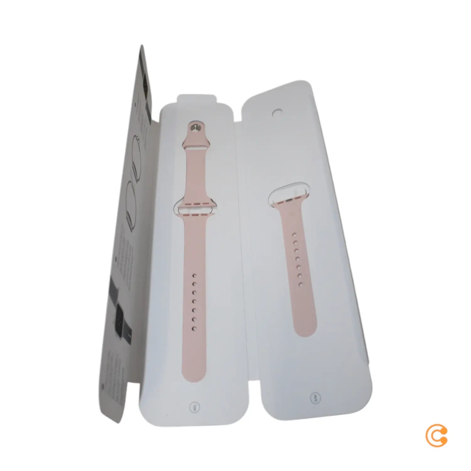 B-Ware Apple Watch 40mm Sportarmband Ersatzband Armband M/L Starlight Polarstern Weiß - 195949763359