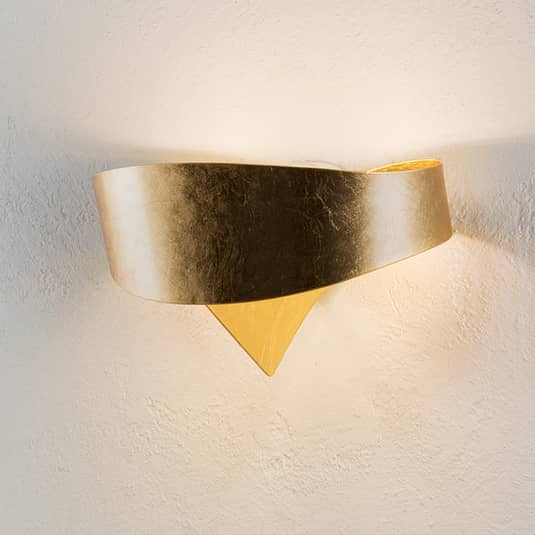 Selène Goldene Designer Wandleuchte Scudo Wandleuchte Wandlampe Wandlicht Lampe B-Ware