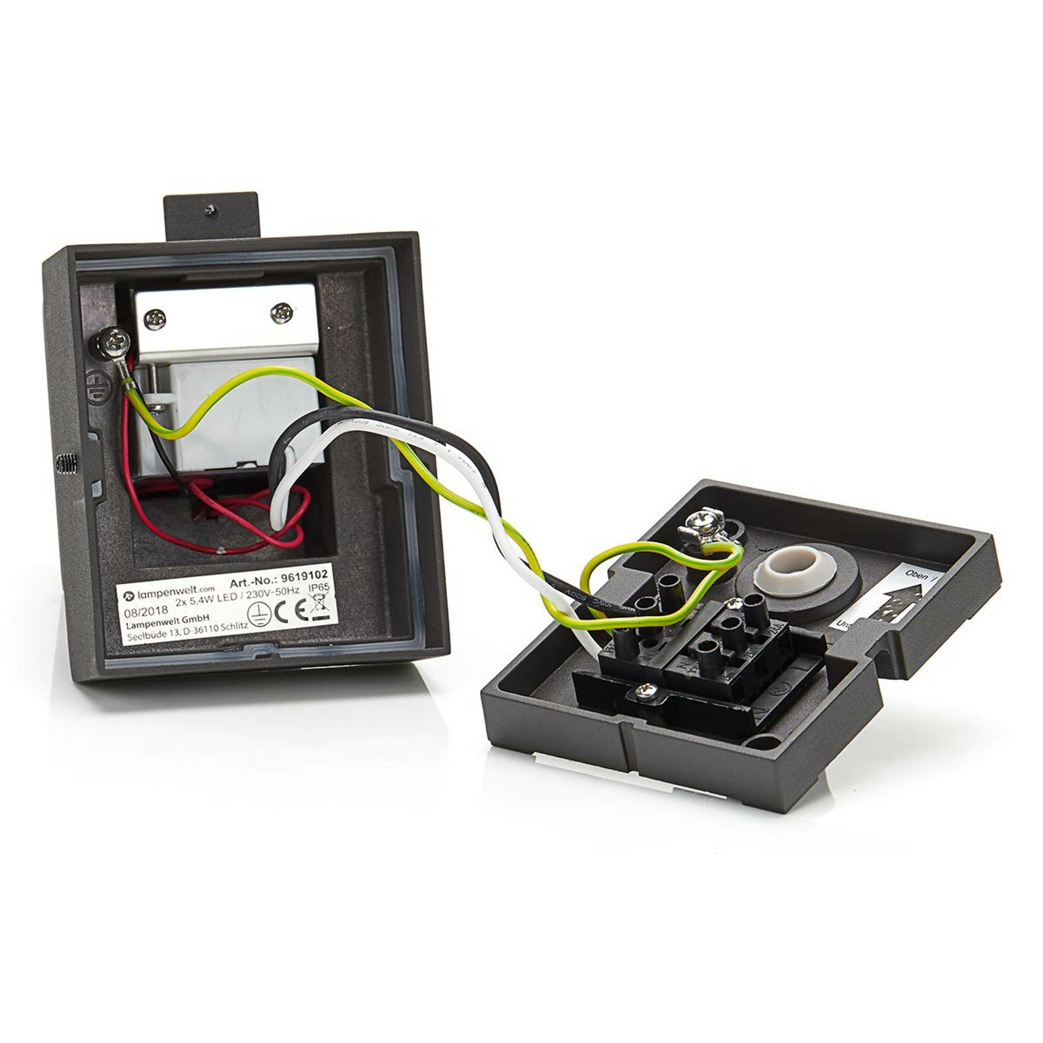 B-Ware Lindby Led Außen Wandleuchte Riak Wandleuchte Wandlampe Lampe Leuchte Led Beto668