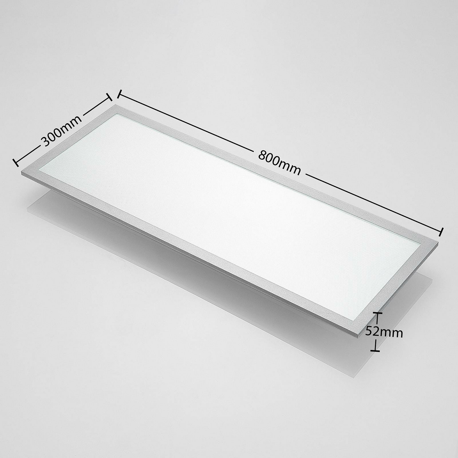 B-Ware Prios Gelora Led Panel Deckenlampe Deckenlampe Lampe Leuchte 4.000 K 80x30cm
