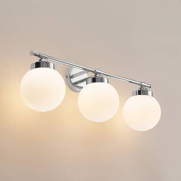 Lindby Tavino Wandleuchte Wandlampe Wandlicht Leuchte Lampe Kugelschirme Chrom B-Ware - 4251911731774