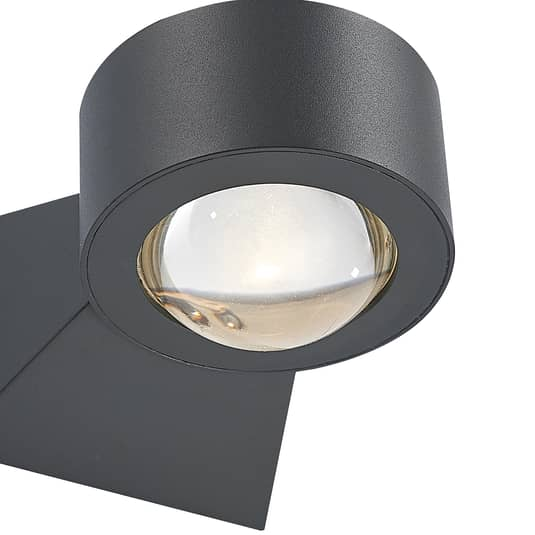 ELC Imka LED-Außenwandlampe Wandleuchte Außenleuchte Außenlampe Wandlampe Lampe