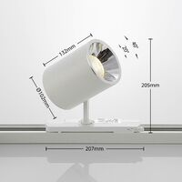 Arcchio Vedro LED-Schienenstrahler, 3.000 K 32,4 W Strahler Lampe Leuchte Spot