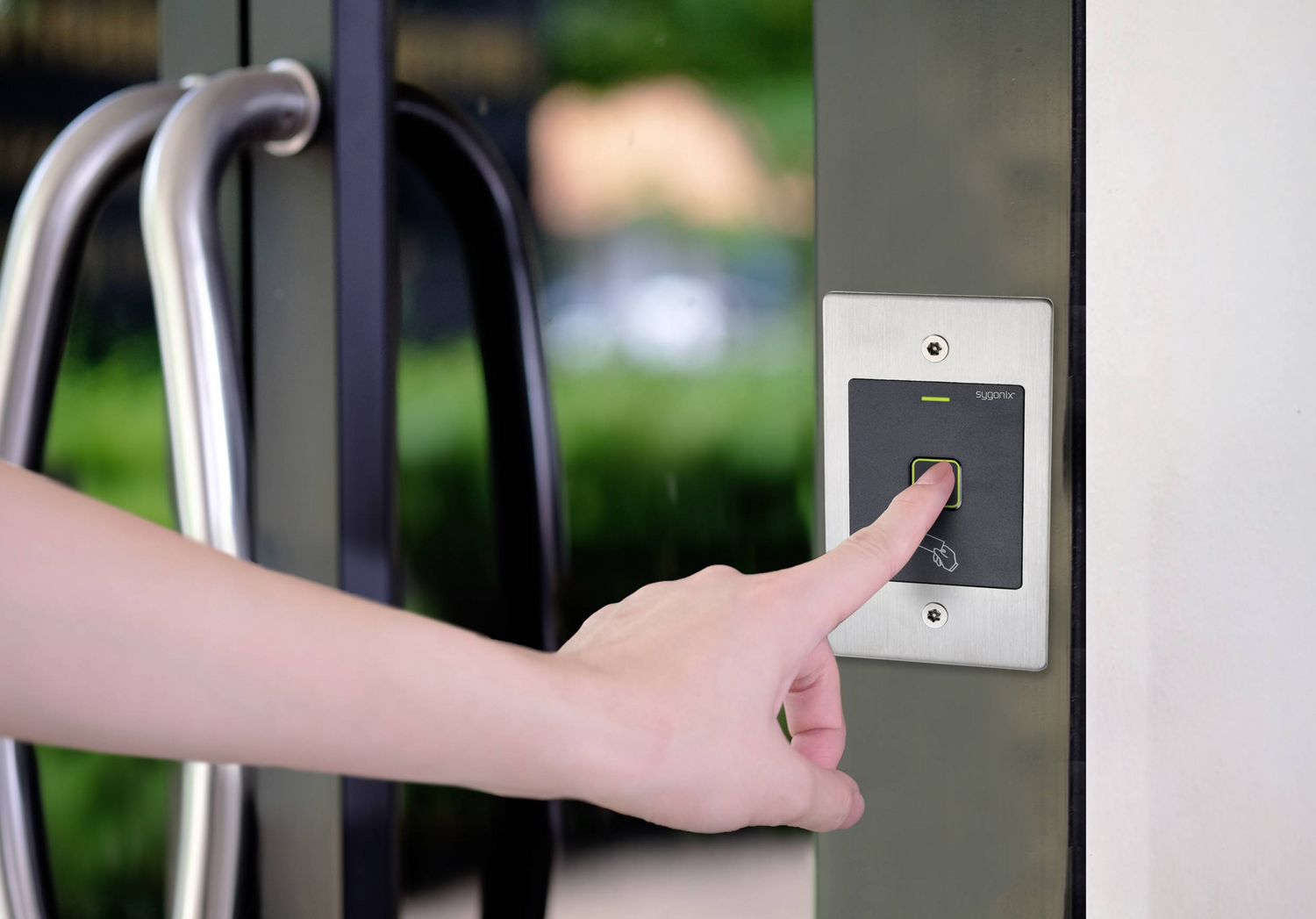 B-Ware Sygonix Sy 4760958 Fingerprint Rfid Zugangssystem Unterputz 12 V Dc 18 V Dc Ip6