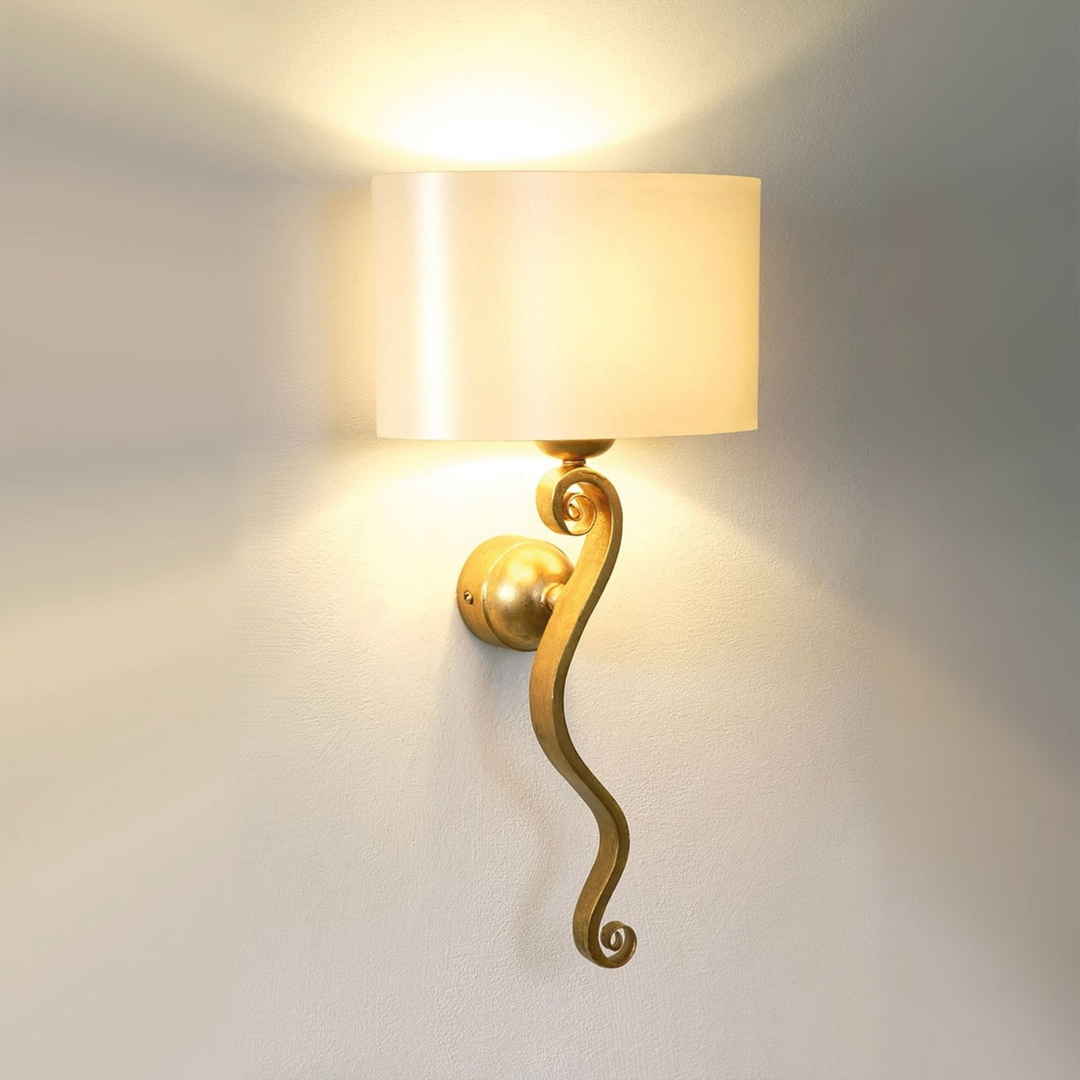 Holländer Wandleuchte Trofeo in Gold Wandleuchte Lampe Leuchte IP20 E27 40W 230V