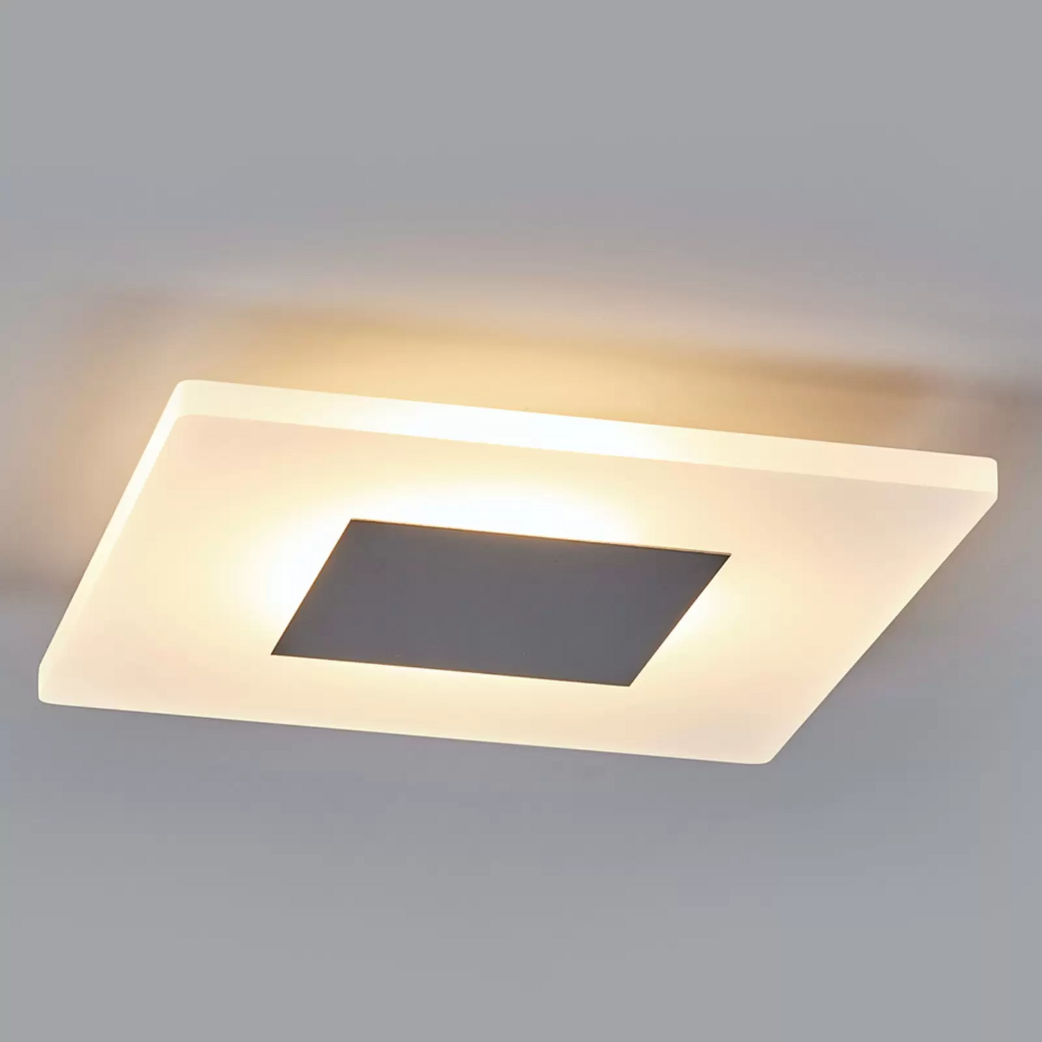 B-Ware Lindby Tarja Eckige Led Deckenleuchte Deckenlampe Hängeleuchte Lampe Leuchte728