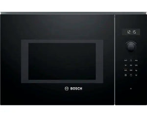 B-Ware Bosch Mikrowelle Ofen Einbau Küche Schwarz Edelstahl Bel554 Mb0 25 Liter Grill