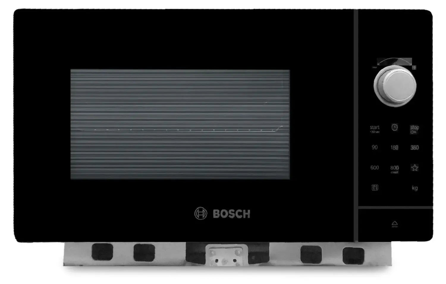 D-Ware Bosch Mikrowelle Einbaugerät Mikrowellenofen Schwarz Led Display Defektware - 4242005291243