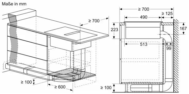 B-Ware Bosch Kochfeld Kochplatte Induktionskochfeld Glaskeramik 710mm 522mm Schwarz - 4242005433582