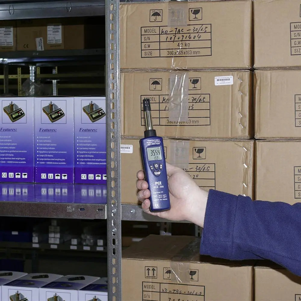 B-Ware Pce Instruments Hygrometer Luftfeuchtemessgerät Thermometer Temperatur Pce 555 - 4250348700384