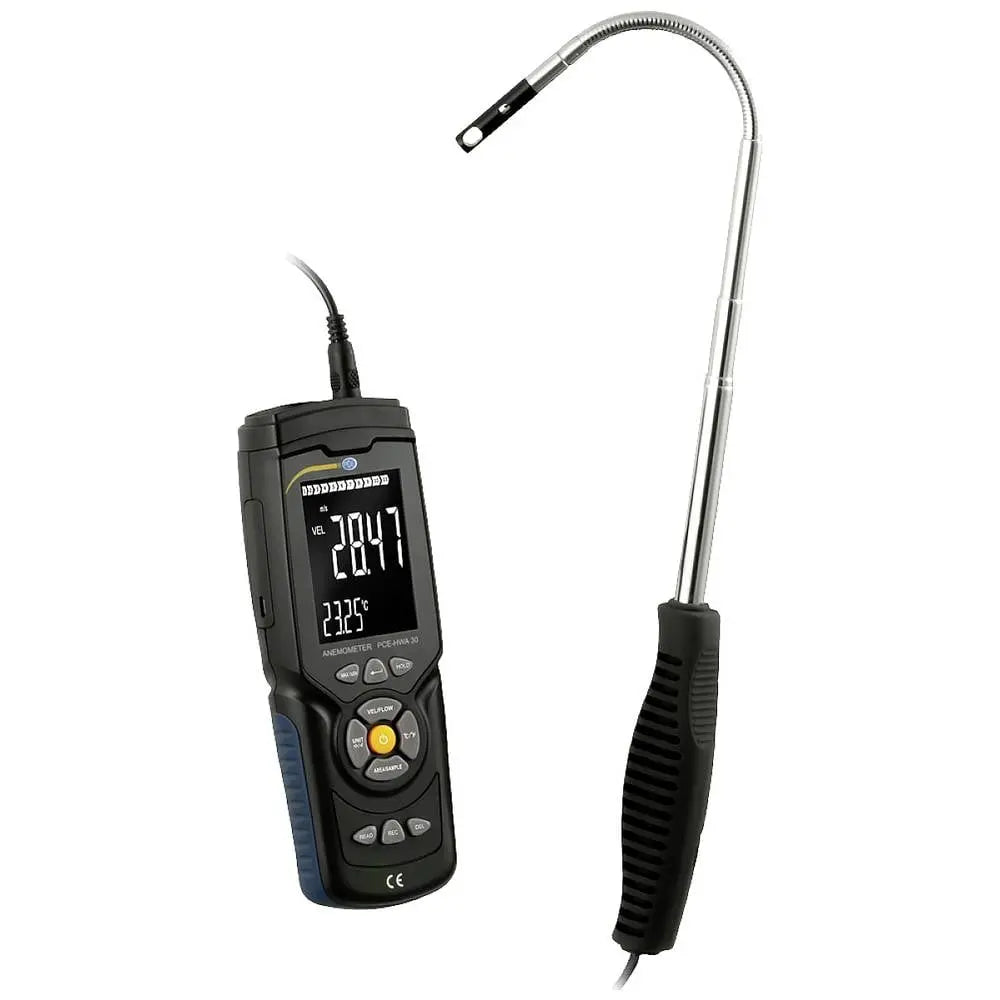 B-Ware Pce Instruments Durchflussmessgerät Anemometer Strömungsmesser Hitzedraht Hwa 30 - 4250348723321