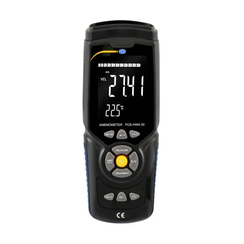 B-Ware Pce Instruments Durchflussmessgerät Anemometer Strömungsmesser Hitzedraht Hwa 30 - 4250348723321