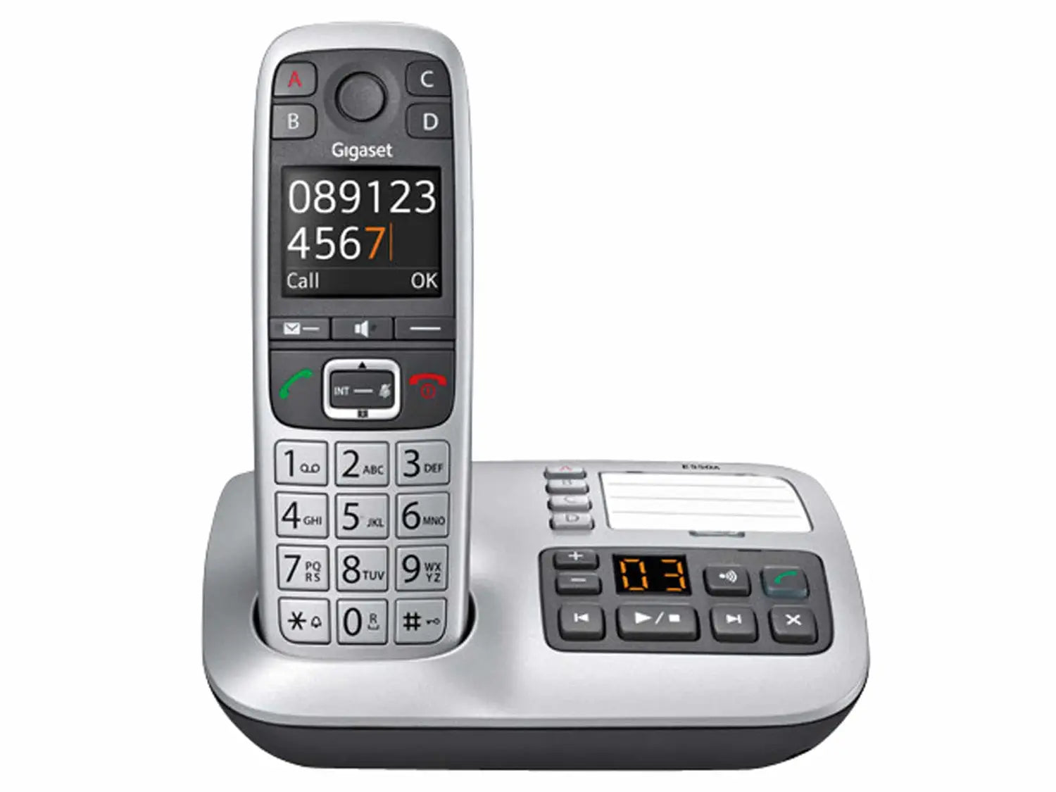 B-Ware Gigaset Dect Telefon Festnetztelefon Gigaset E560 A Senioren Silber Siehe Text - 4250366848945