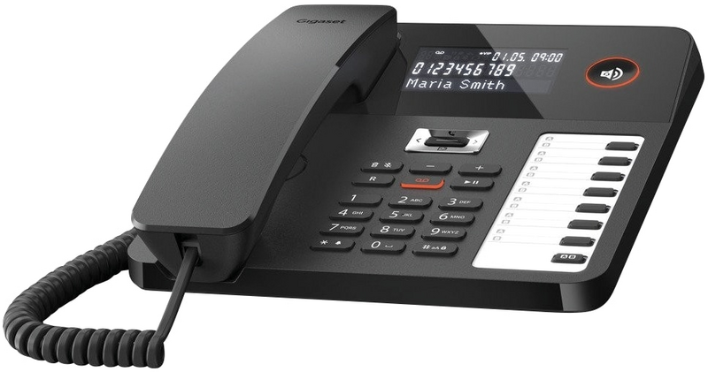 Gigaset Telefon Desk 800 A Festnetztelefon Anrufbeantworter Telefon Schwarz B-Ware - 4250366869025