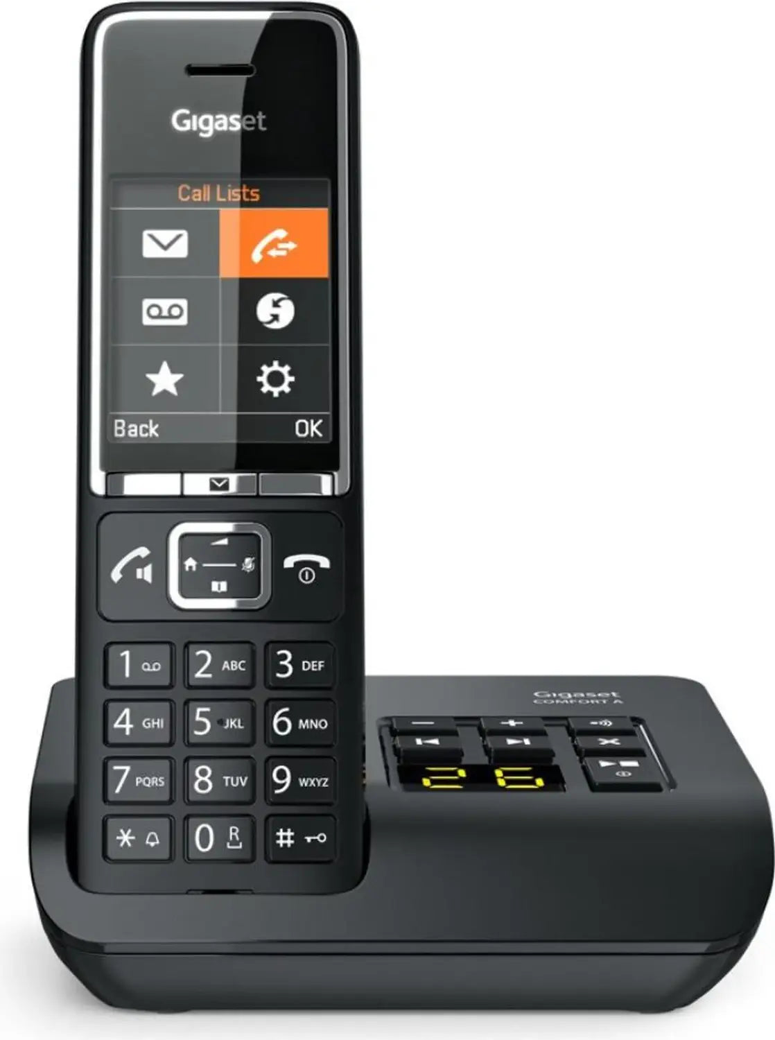 Gigaset Comfort 550 A Schwarz Schnurloses Telefon Festnetztelefon Ip Telefon B-Ware - 4250366870625