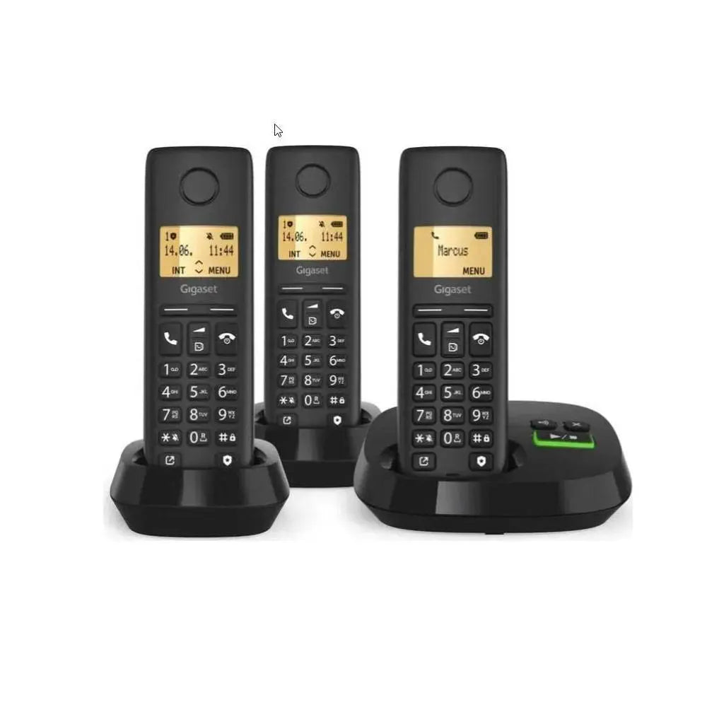 B-Ware Gigaset Schnurlostelefon Festnetztelefon Pure 100 Am Trio Schwarz Ab österreich - 4250366871530