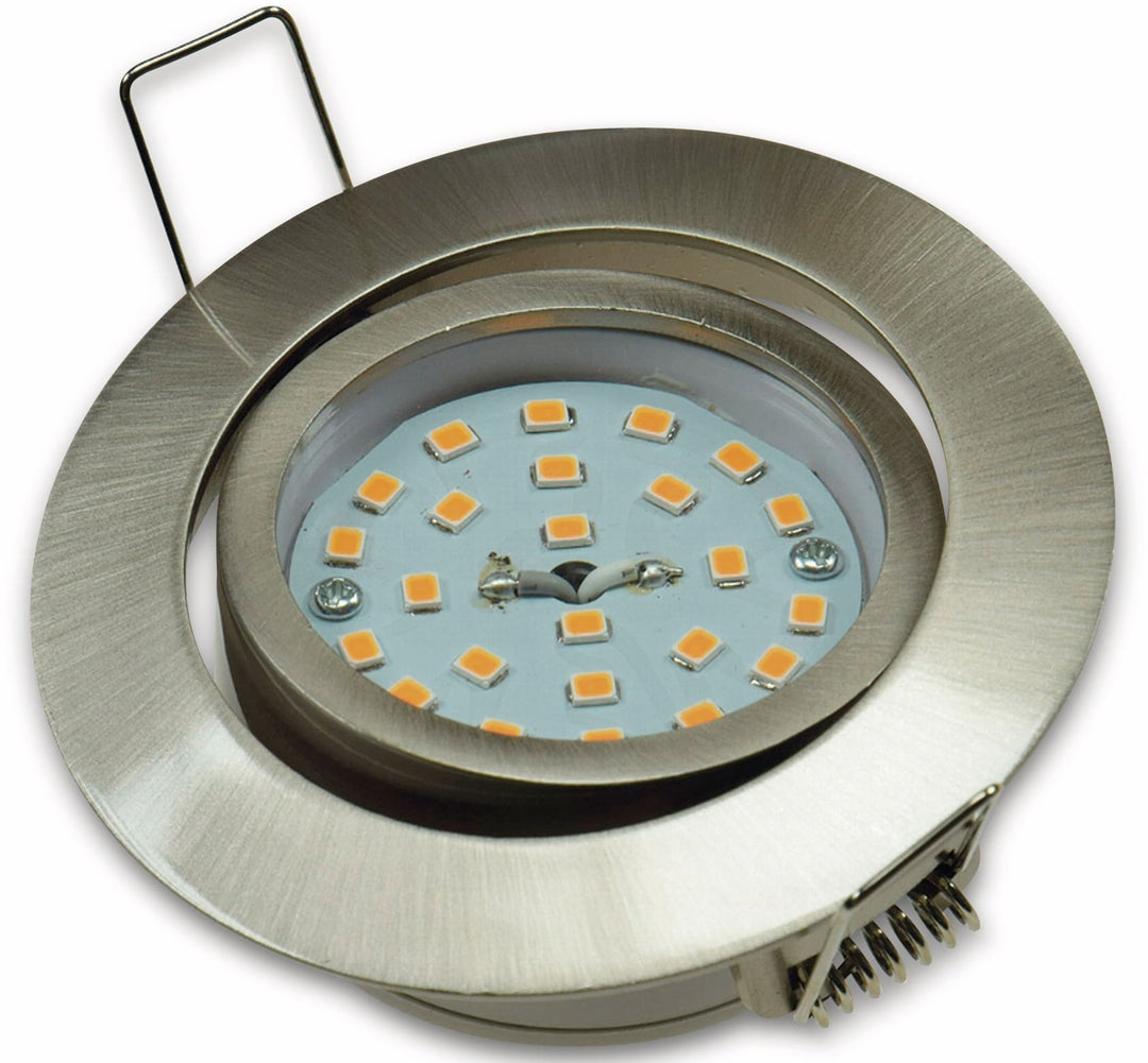 Chilitec Led Einbauleuchte Deckeneinbauleuchte Flachleuchte Edelstahl 3 Stück B-Ware - 4250416321909