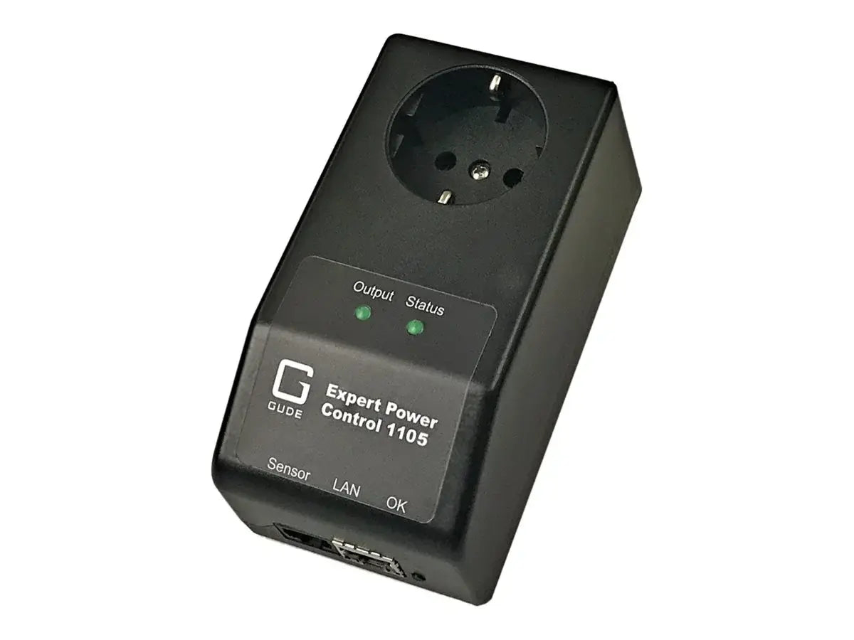 B-Ware Gude Steckdose Netzschalter Fernschaltsteckdose Schutzkontakt Sensorport Messung - 4250493100480