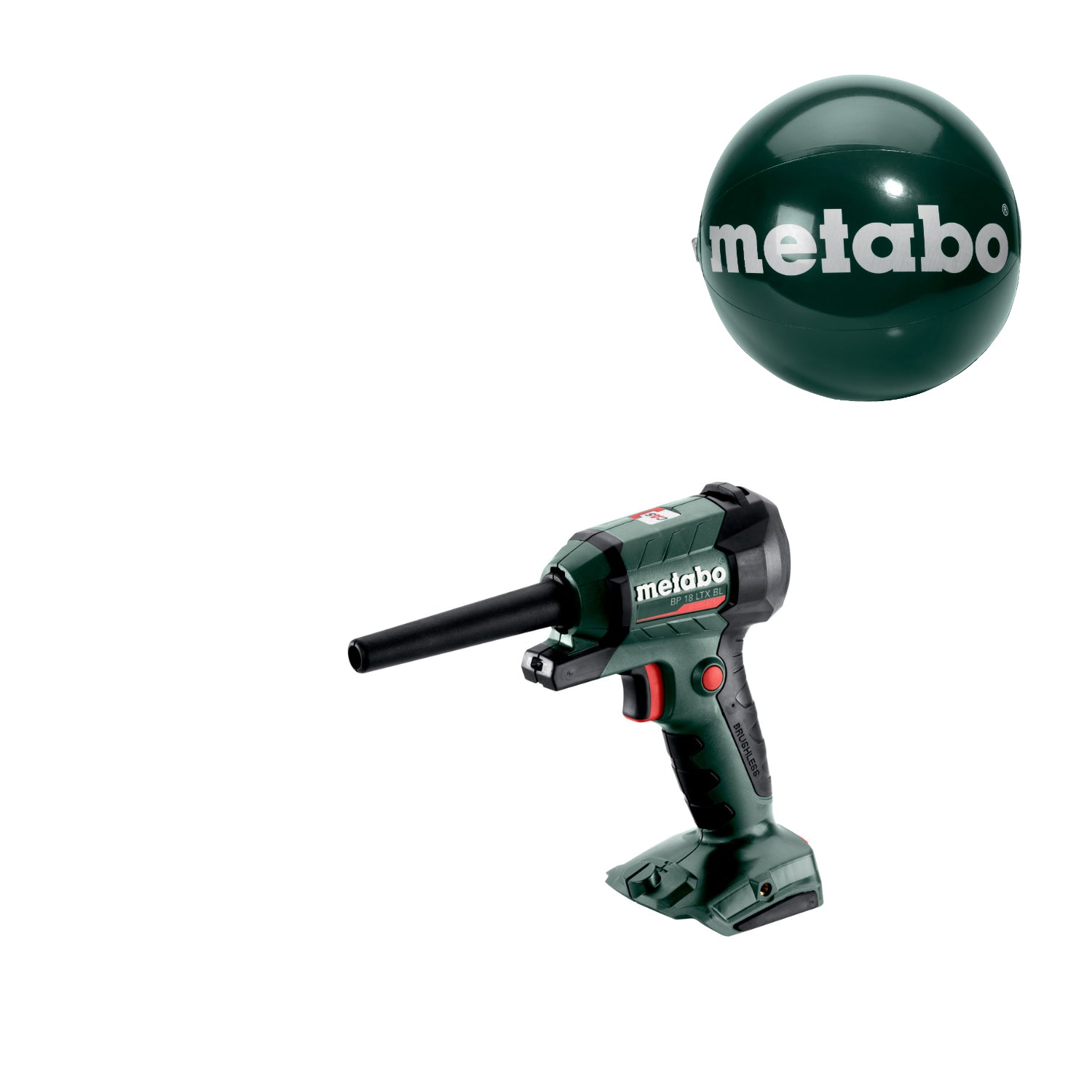 B-Ware Metabo Akku Blaspistole Luftpistole Werkzeug Bp 18 Ltx Bl Wasserball Zubehör Set - 4250845525084