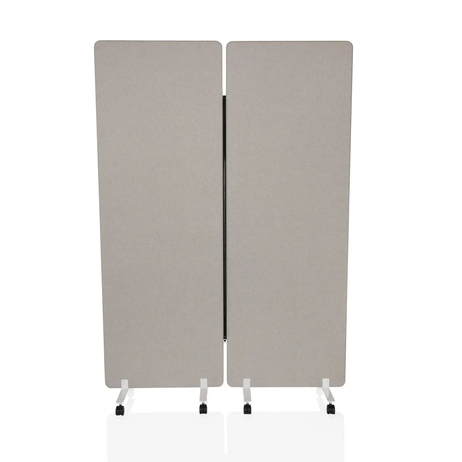 B-Ware Hjh Office Trennwand Raumteiler Flexmiut 1 Büro Akustik Wand Stellwand Grau 2er - 4251084677787