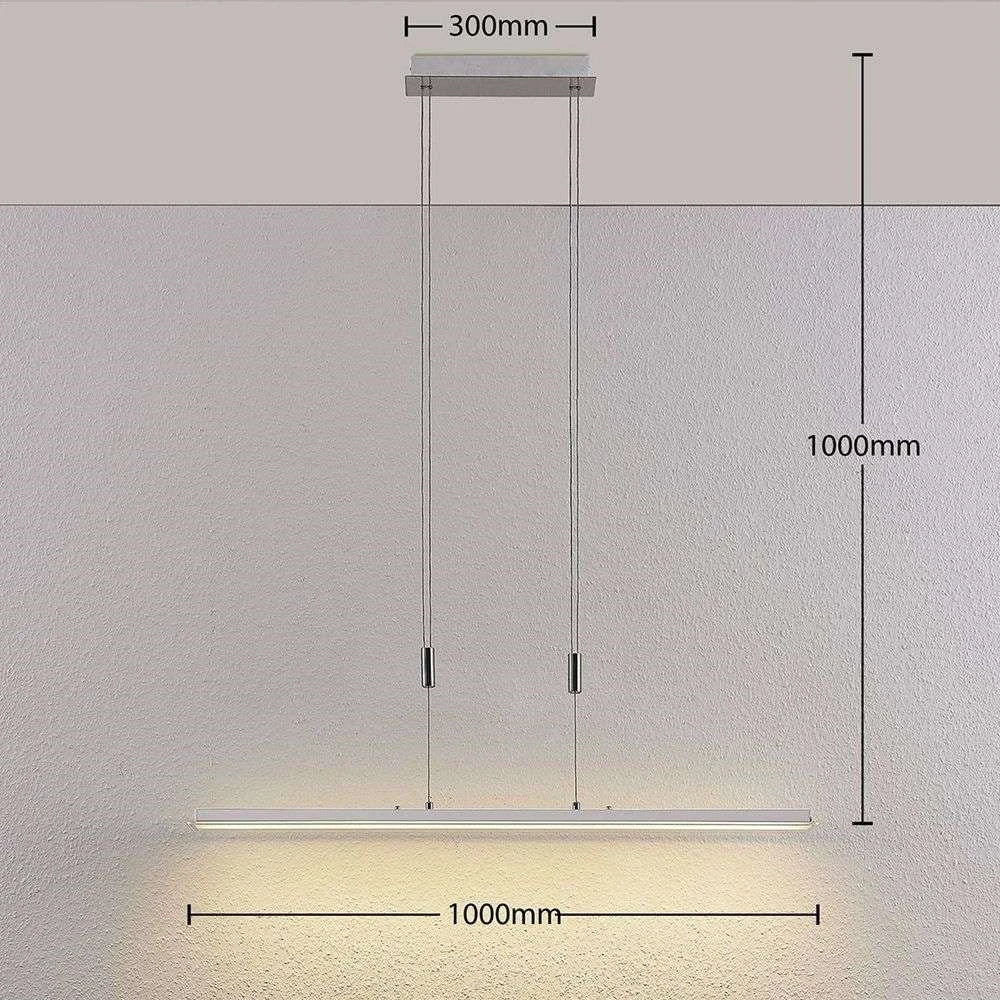 Lindby LED-Pendelleuchte Sladja Deckenlampe Hängeleuchte Deckenlampe Touchdimmer