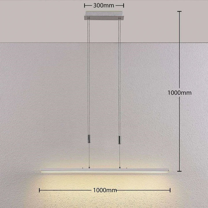 Lindby LED-Pendelleuchte Sladja Deckenlampe Hängeleuchte Deckenlampe Touchdimmer