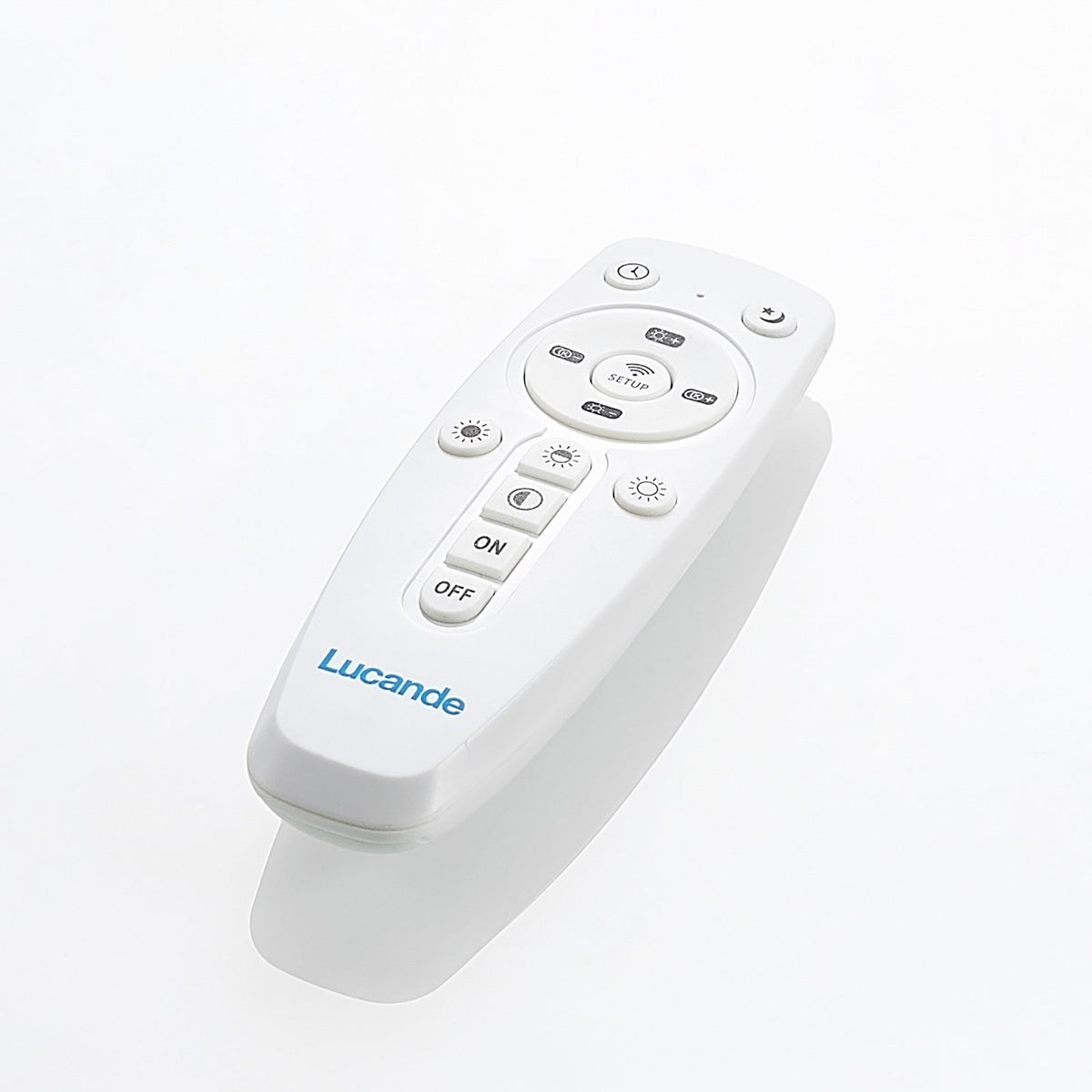 Lucande Deckenleuchte Deckenlampe LED Enesa Silber rund Fernbedienung dimmbar299 - 4251096596564