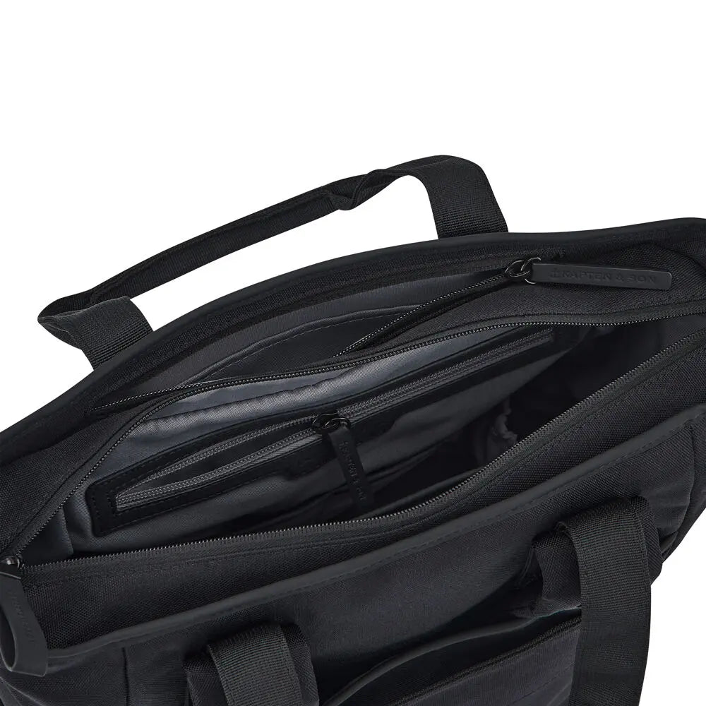 B-Ware Kapten & Son Lindby Rucksack Tasche Backpack Damen Herren Laptopfach Schwarz 12 L - 4251145239800