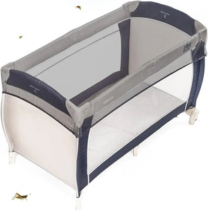 B-Ware Zamboo Reisebett Insektenschutz Moskitonetz Universal Feinmaschig Grau 140x100cm