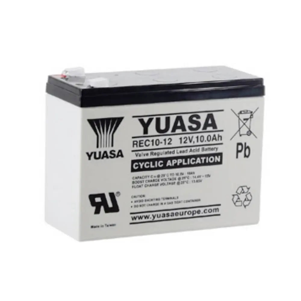 B-Ware Yuasa Bleiakku Akku Batterie Blei Vlies Rec10 12 12 V 10 Ah Geringe Selbstentladung - 4251292631076