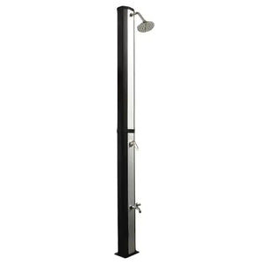 B-Ware Viesta Solardusche Gartendusche Garten Dusche Regenduschkopf Fußdusche Schwarz