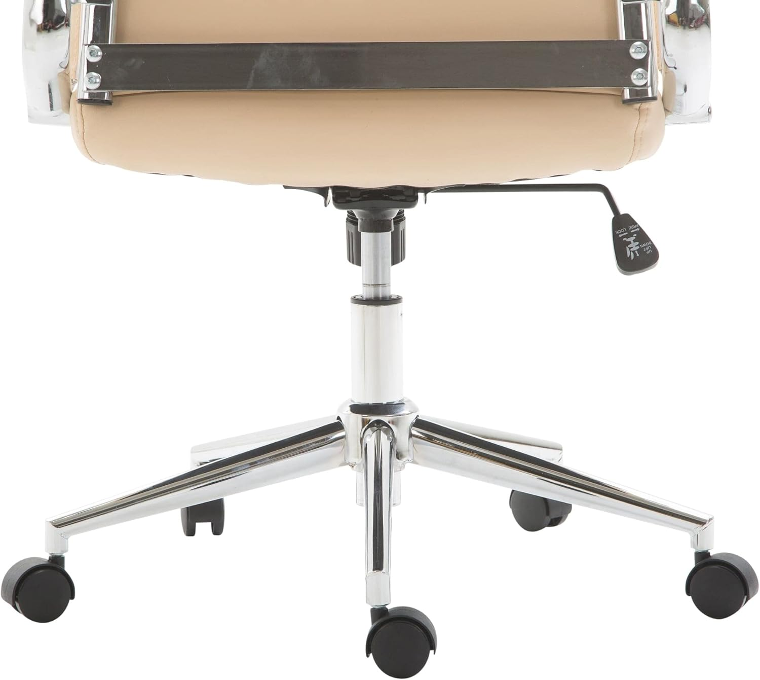 Clp Bürostuhl Kolumbus Drehstuhl Schreibtischstuhl Kunstleder Verstellbar Creme B-Ware - 4251380413959