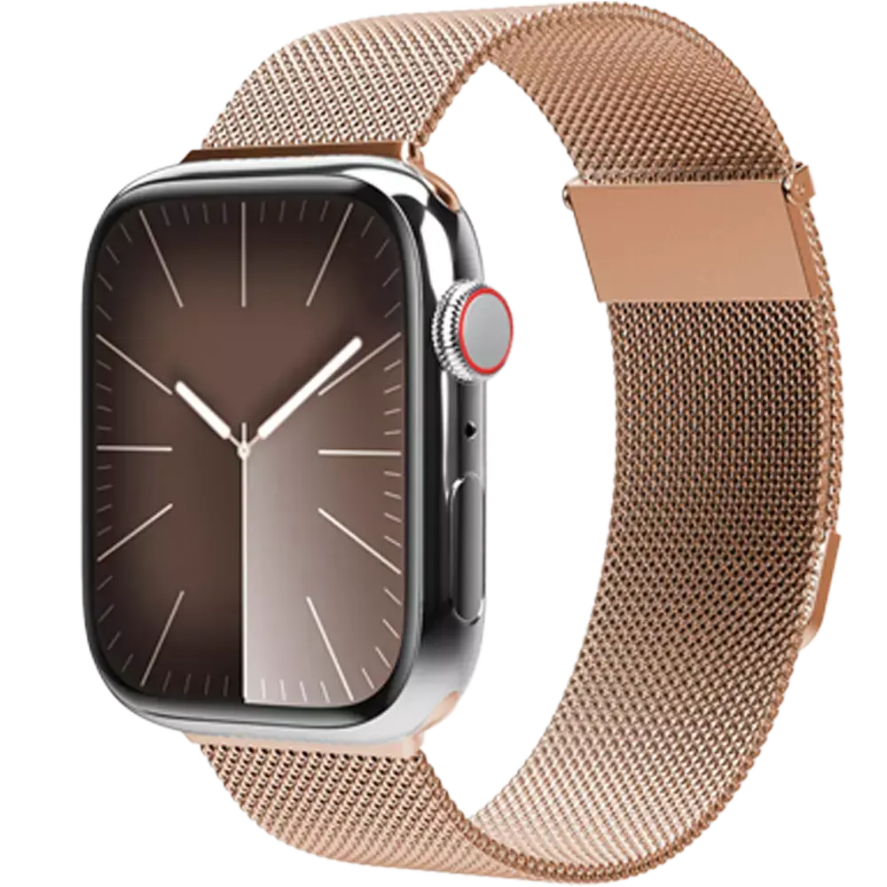 B-Ware Vonmählen Armband Band Milanese Loop Edelstahl Roségold Apple Watch 42/44/45/49 - 4251483624726