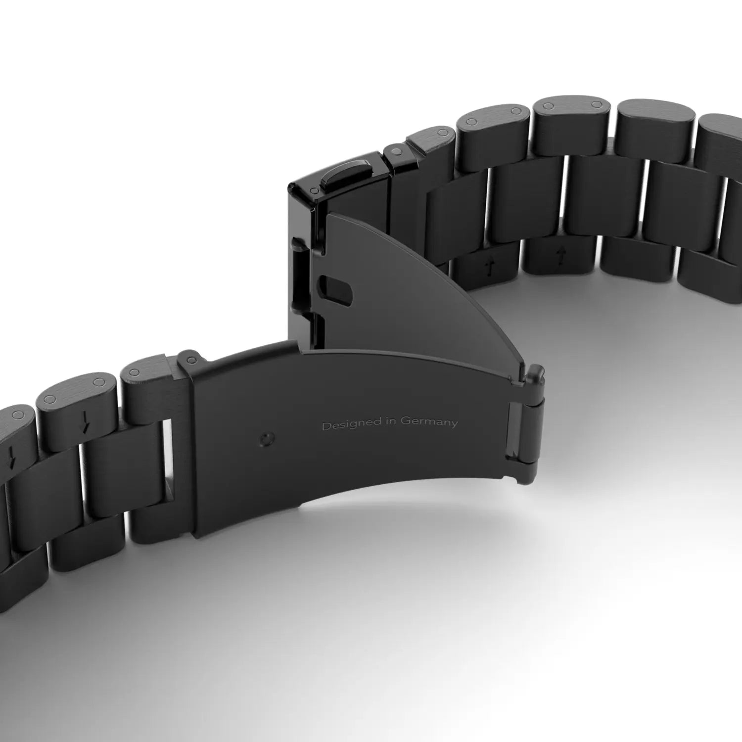 B-Ware Vonmählen Armband Band Edelstahl Apple Watch 40 41 42 Mm Ersatzarmband Schwarz - 4251483654952