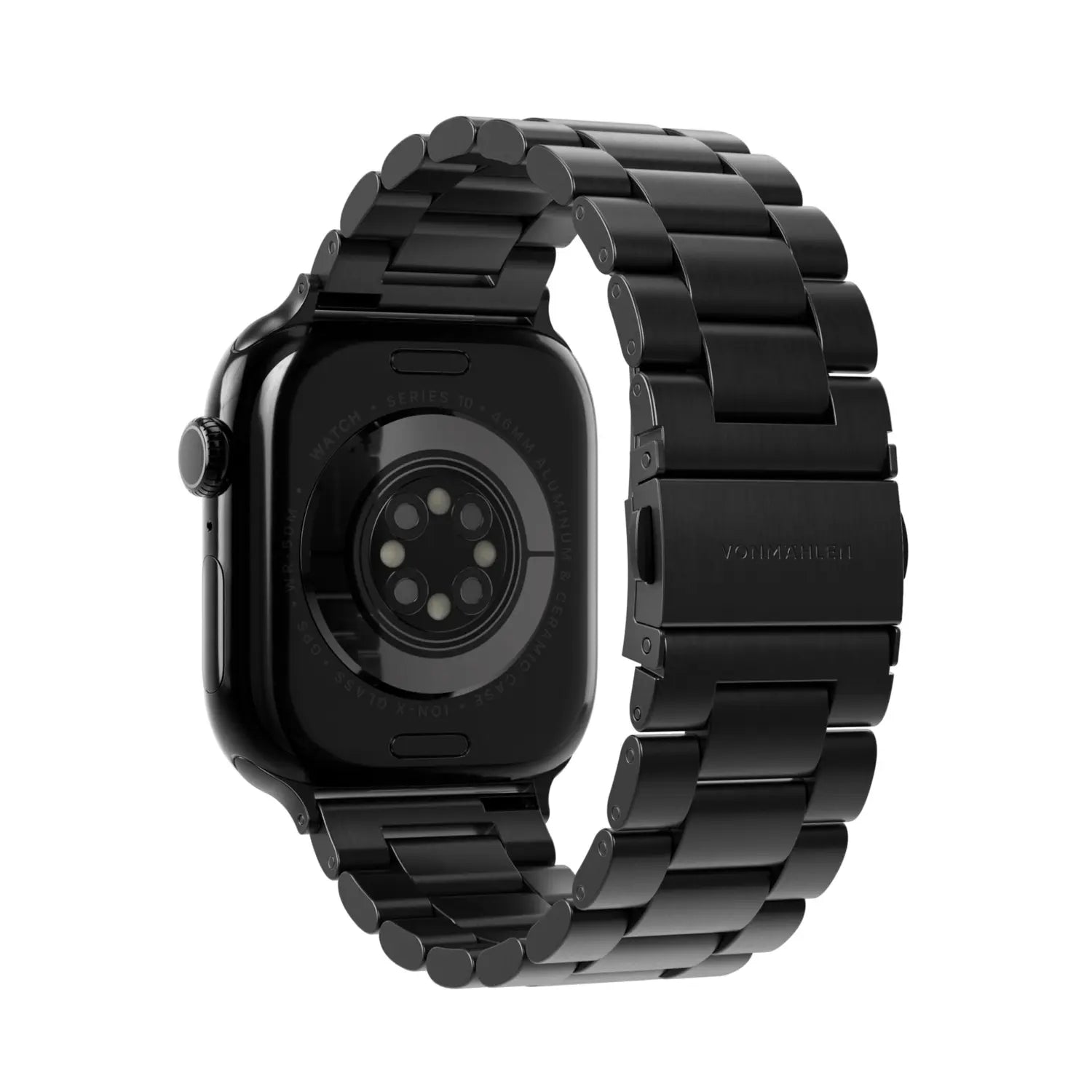 B-Ware Vonmählen Armband Band Edelstahl Apple Watch 40 41 42 Mm Ersatzarmband Schwarz - 4251483654952