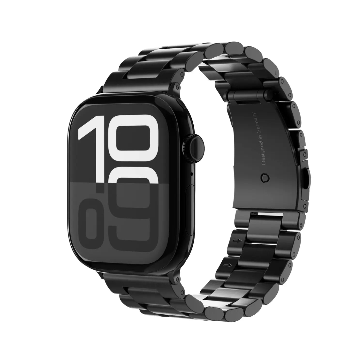 B-Ware Vonmählen Armband Band Edelstahl Apple Watch 40 41 42 Mm Ersatzarmband Schwarz - 4251483654952