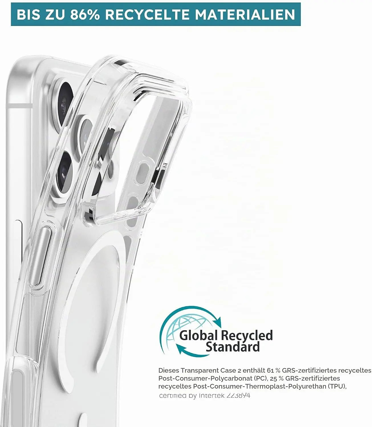 B-Ware Vonmählen Hülle Case Schutzhülle I Phone 17 Pro Transparent Weiß Magnet Mag Safe - 4251483681385