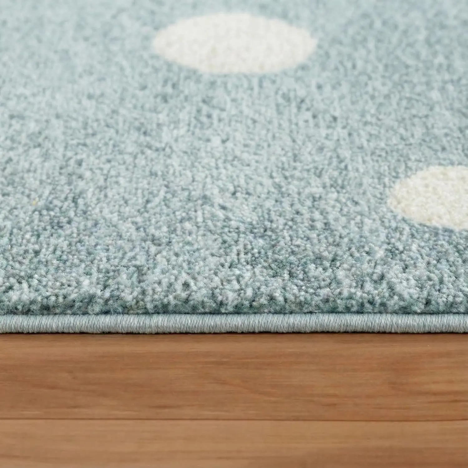 B-Ware Jimri Kinderteppich Läufer Mint Teppich Kinderzimmer Dots Punkte 80 Cm X 150 Cm - 4251699107266