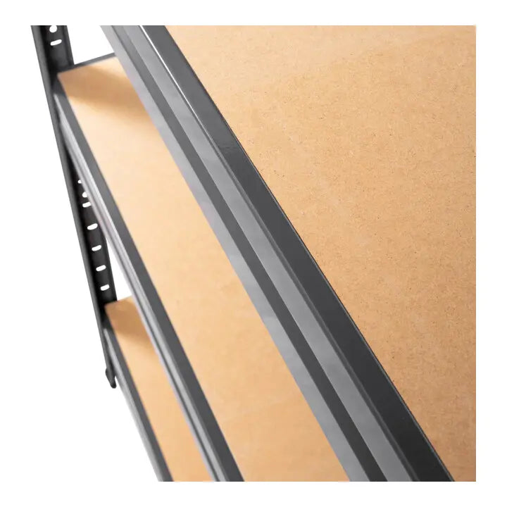 B-Ware Stier Fachbodenregal Regal Schwerlastregal 600kg 1770x1600x600mm Graphitgrau - 4251709625322